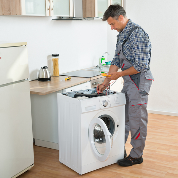 can you walk me through the steps of troubleshooting my washer issue in Lake Park IA